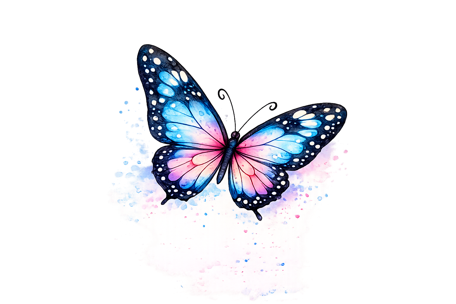 Watercolor butterfly